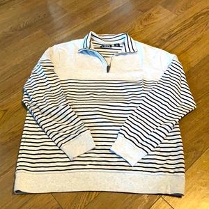 🆕CHAPS Men's Mockneck Stripe-Print Sweater🆕